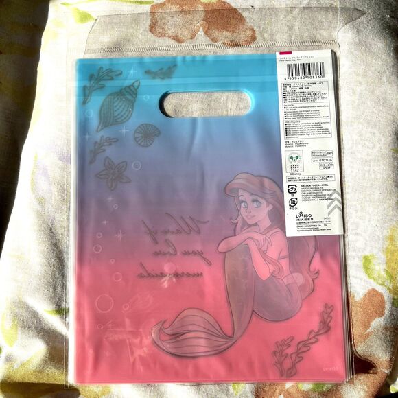 The Little Mermaid Ariel Disney Birthday Party Favor Gift Bags x 8 Brand New - Picture 2 of 2